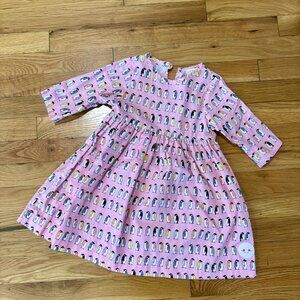 Smiling Button Penguin Parade Winnie Dress Size 5